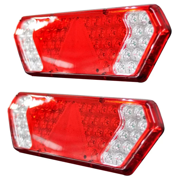 Lanterna Traseira LED para Caminhão - Universal 12V/24V